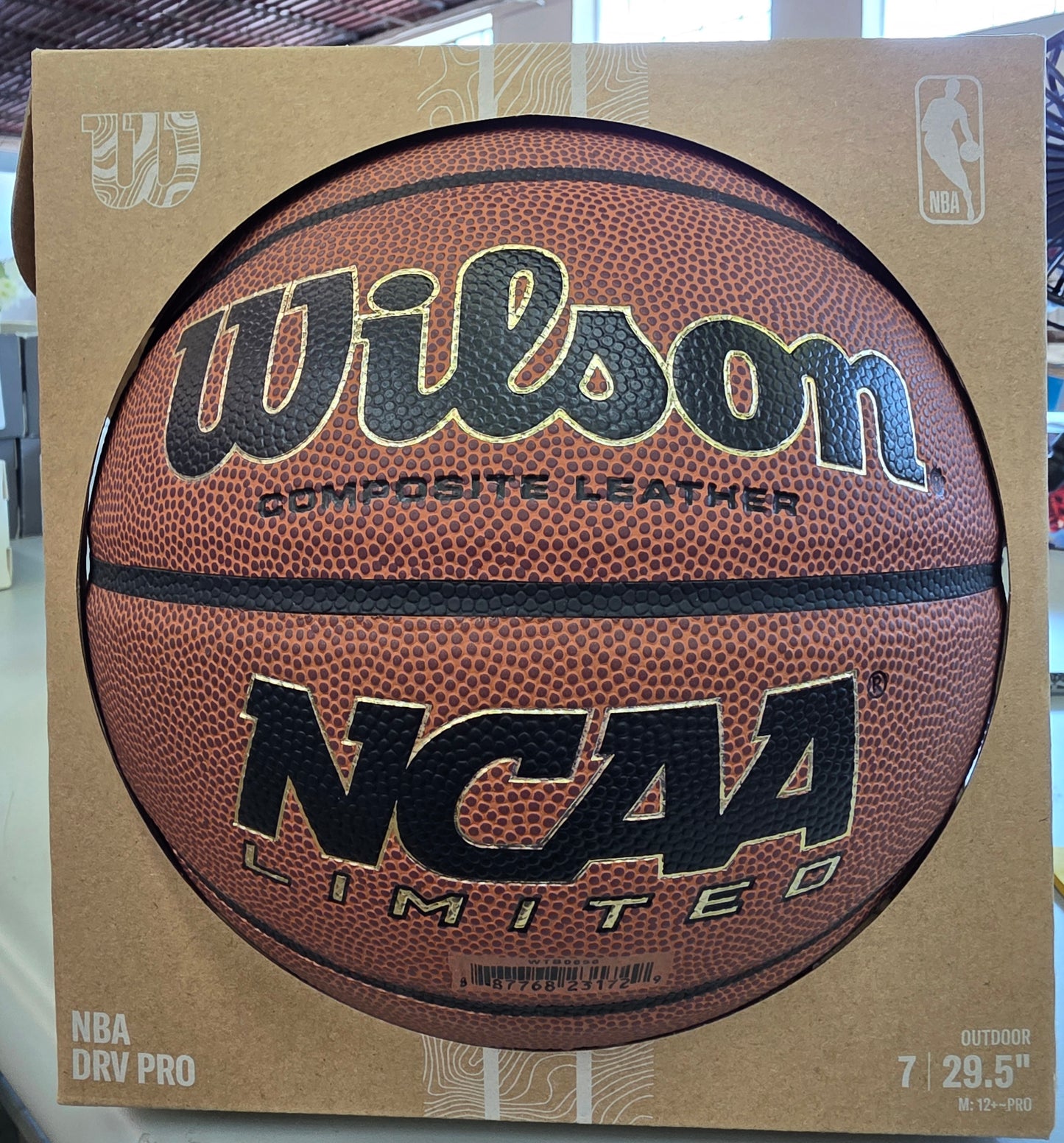 Wilson NCAA Limited 29.5" Basketball: Rubber Bladder, 12+ Years