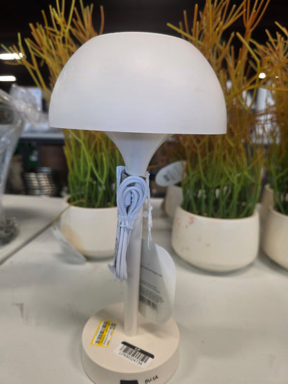 Solar and Rechargeable USB LED Outdoor Table Lamp Ivory - Threshold™