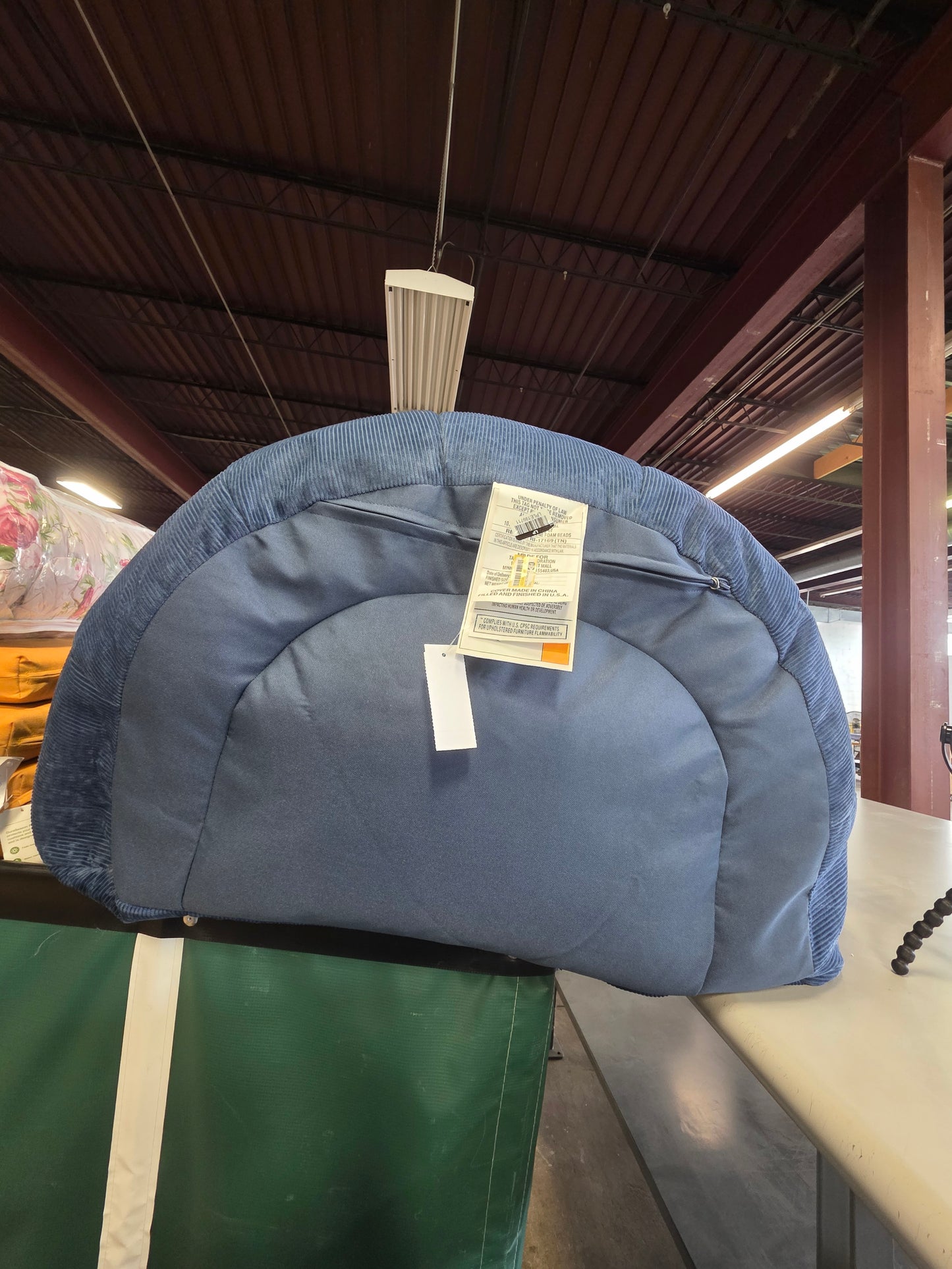 Corduroy Club Chair Navy - Pillowfort™  PICKUP ONLY