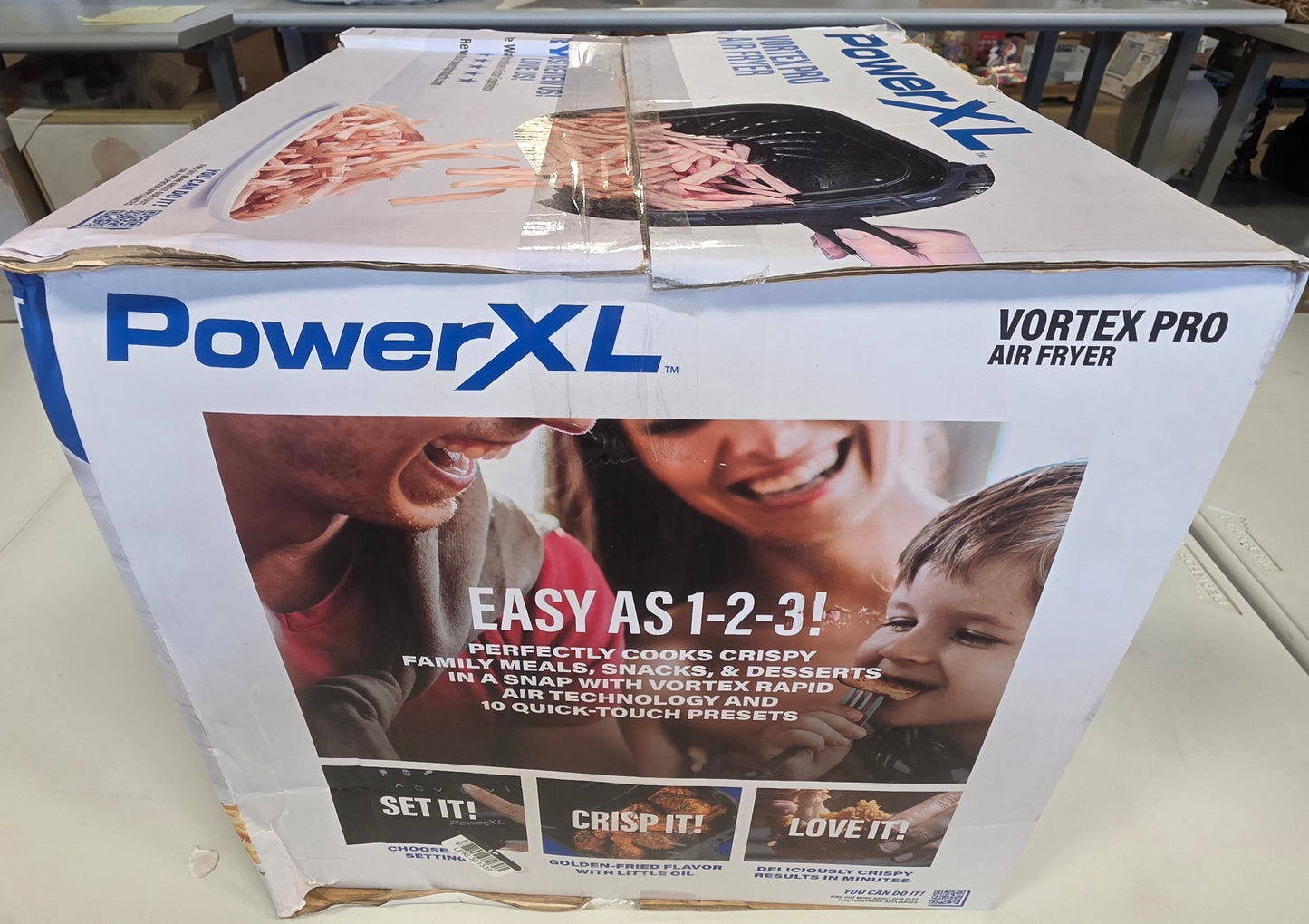 PowerXL Vortex Pro Air Fryer Black 8 Qt OPEN BOX PICKUP ONLY