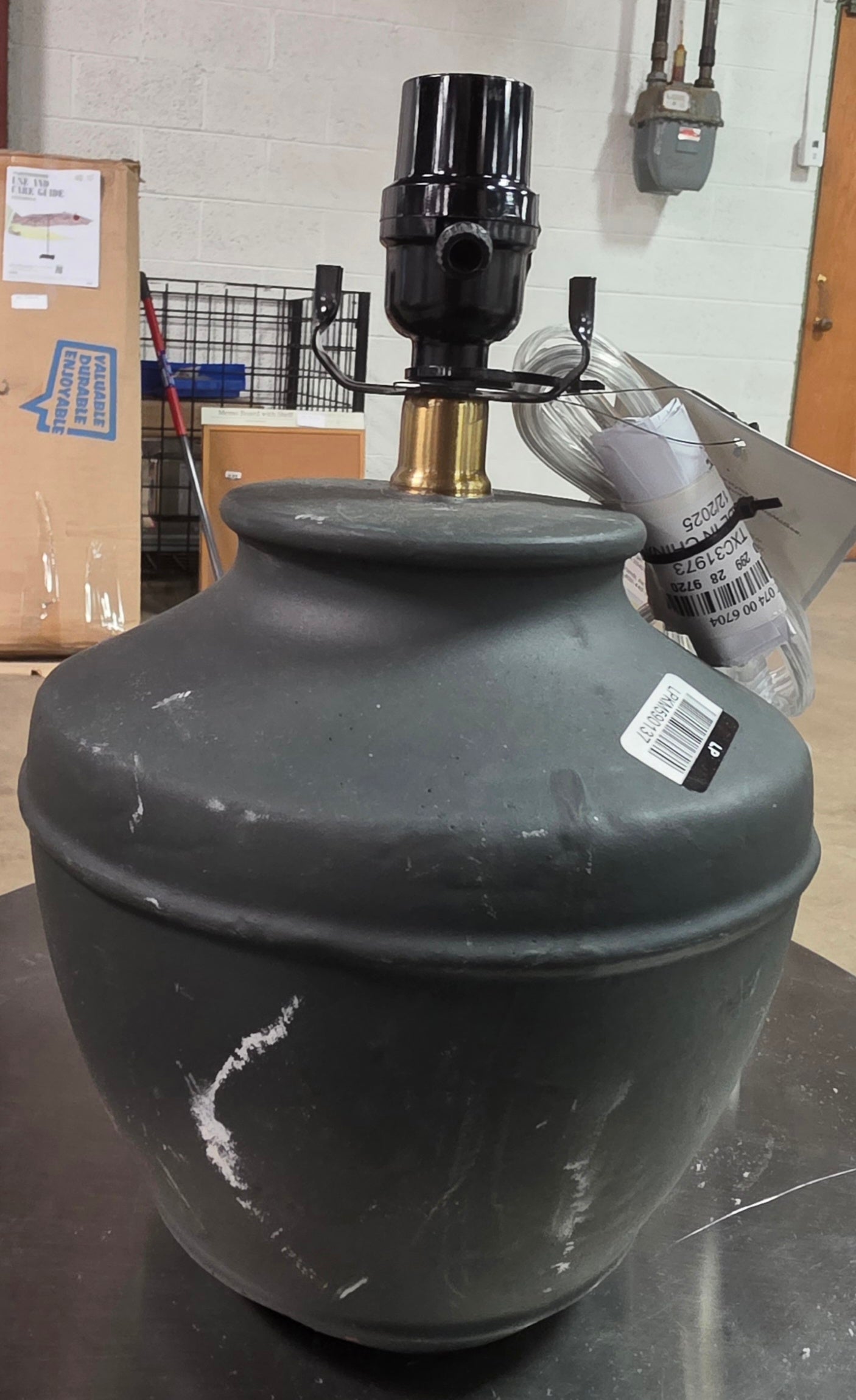 Ceramic Lamp Base Black - Threshold™ designed with Studio McGee AS-IS