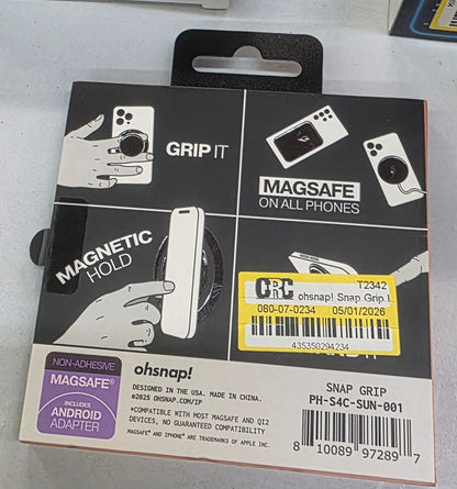 ohsnap! Snap Grip Luxe Magnetic Phone Grip - Blazed Sunset