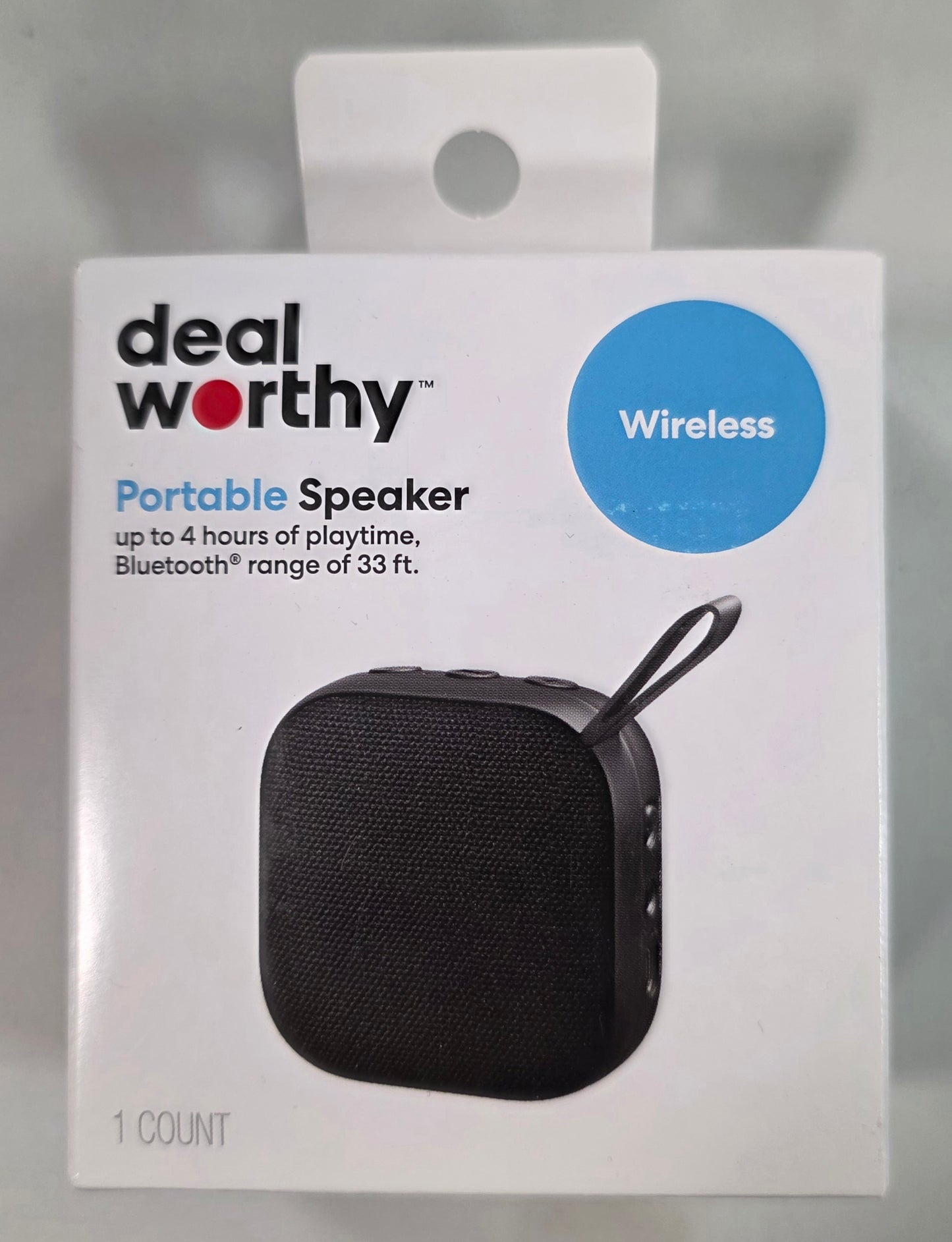 Rechargeable Battery Bluetooth Speaker - dealworthy™ Black: Portable, Wireless USB Connection