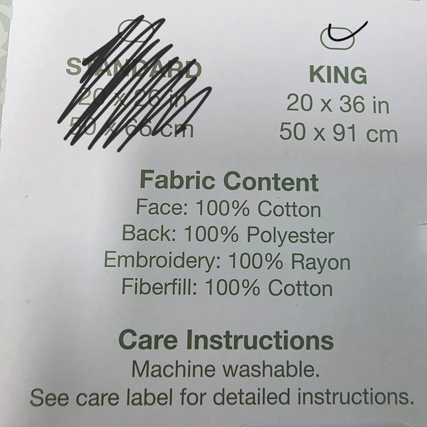 Modern Heirloom Brooke Pillow Sham King