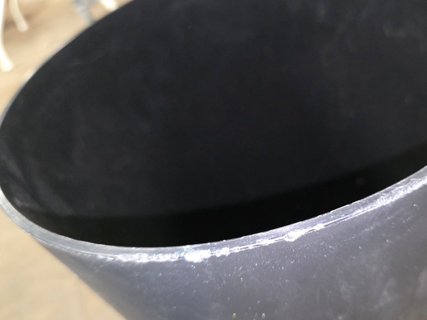 Recycled Resin Indoor Outdoor Planter 12"x21" Black - Room Essentials™ PICKUP ONLY- AS-IS