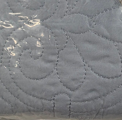 E & E Co. Blue 3 Pc K/CK Quilt Set