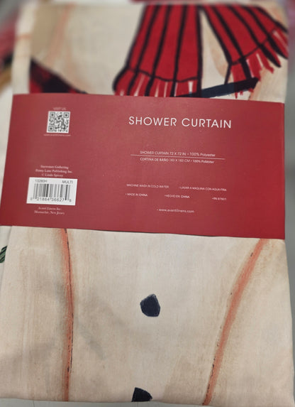 Avanti Snowmen Gathering Shower Curtain 72" x 72"