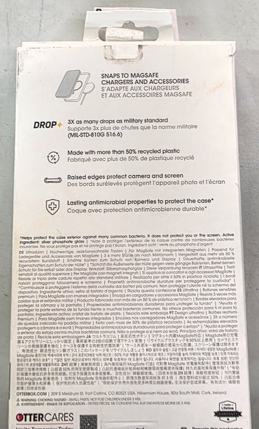 OtterBox iPhone 14 Pro Max Symmetry Clear Plus Case with MagSafe - Clear: Bump & Impact Resistant