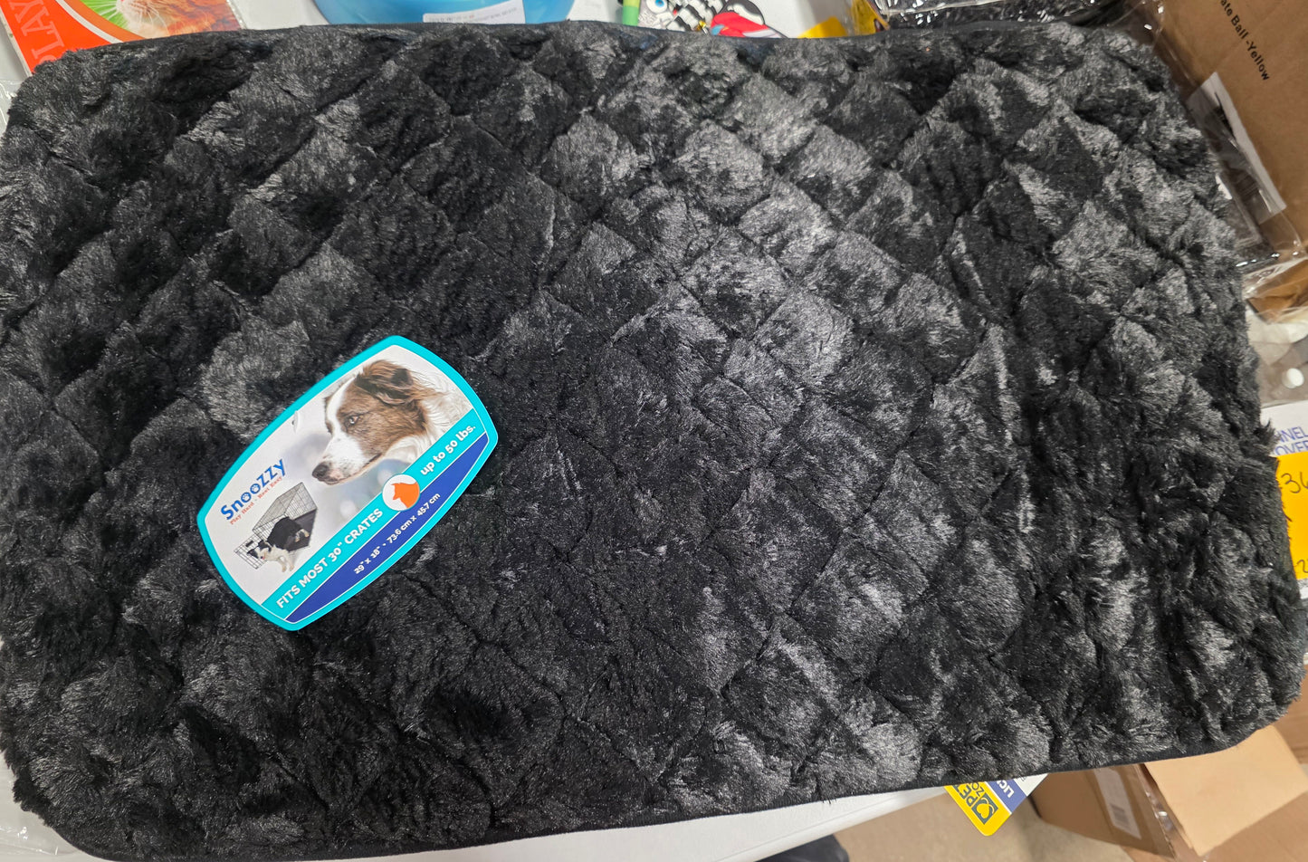 SnooZZy Sleeper Dog Crate Mat, Black, Medium fits most 30" crates