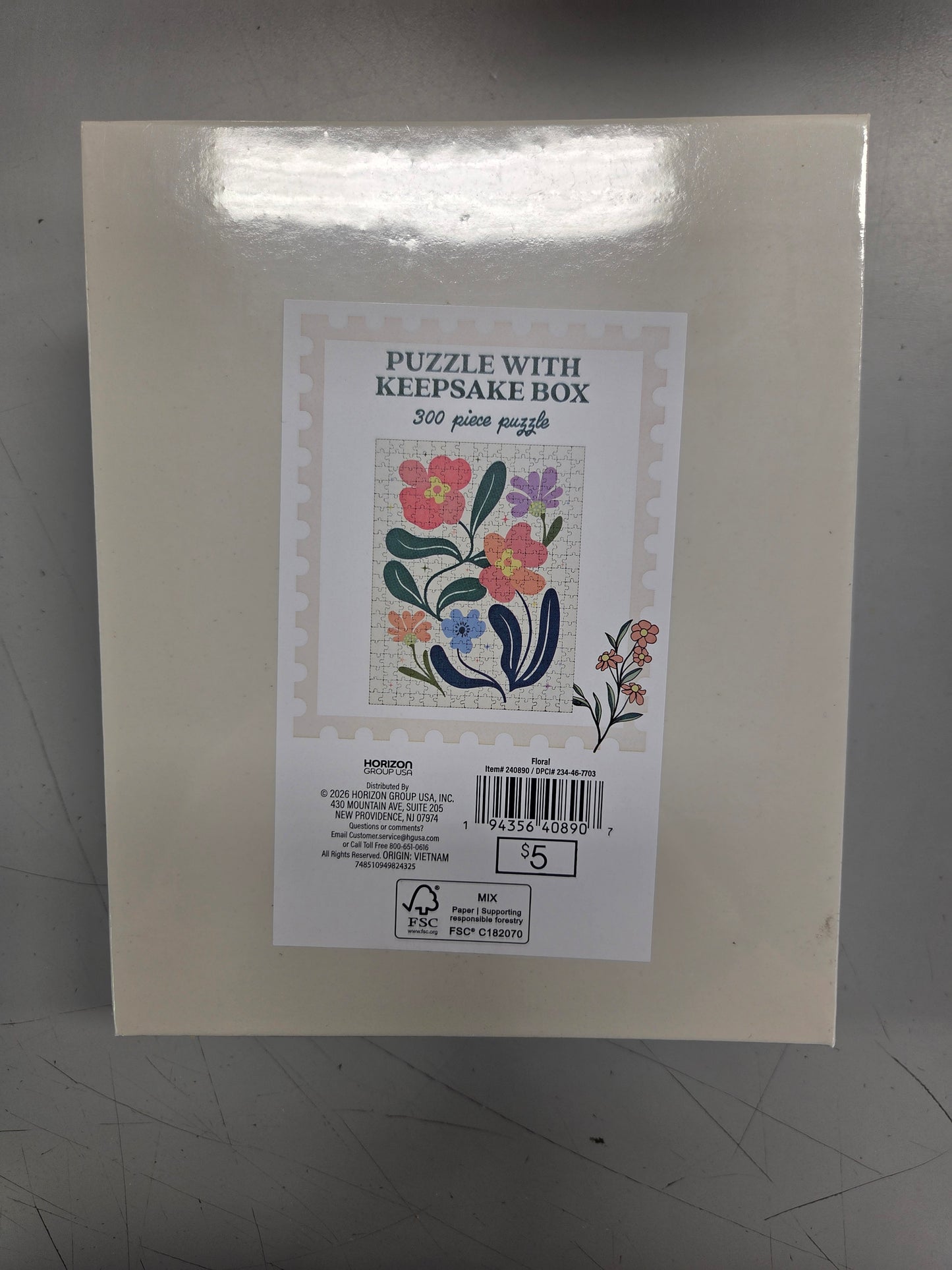Puzzle with keepsake box - 300pcs