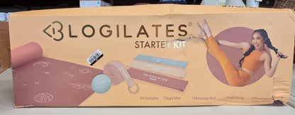 Blogilates Starter Fit Kit: Yoga Mat, Strap & Exercise Band for Core Muscles - AS-IS Missing Ball