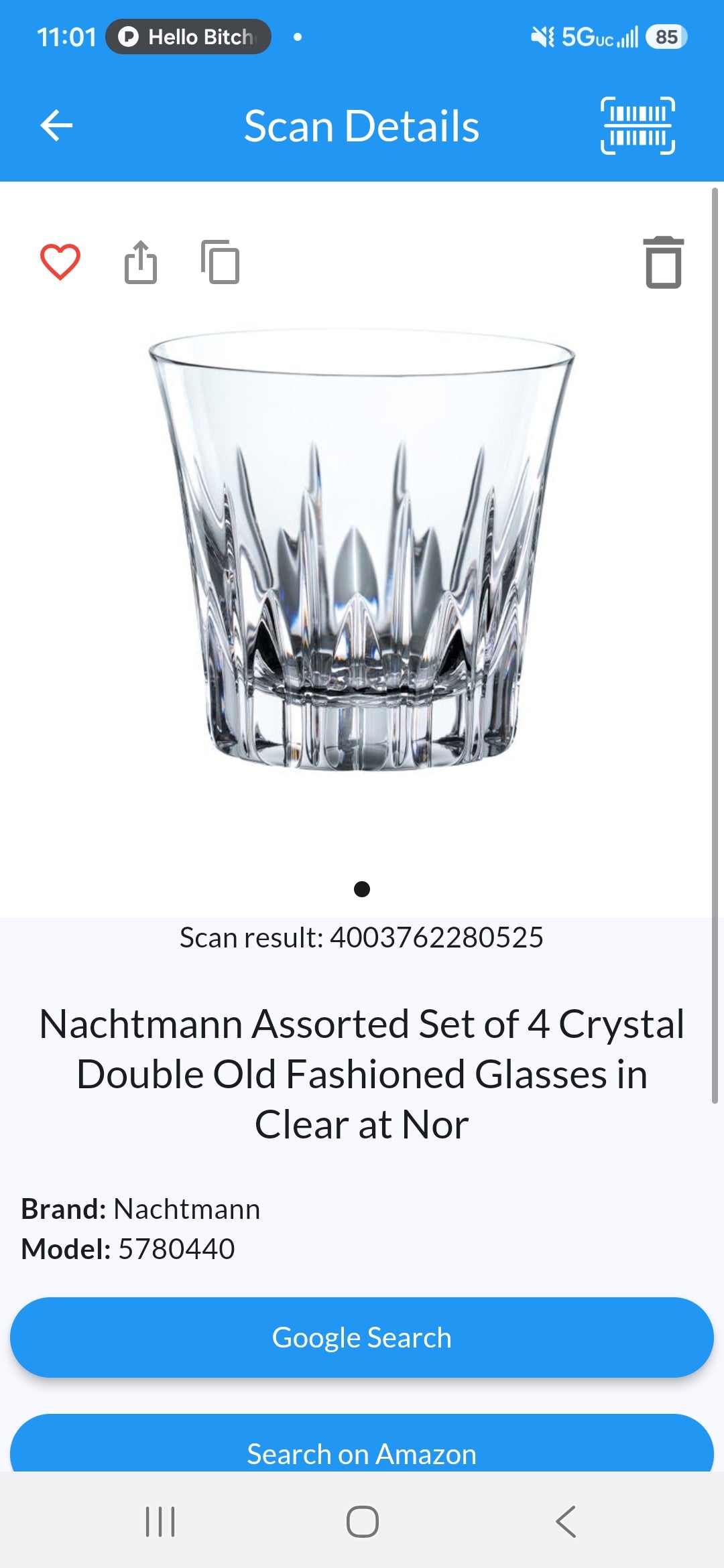 Nachtmann classix 4x double old fashioned