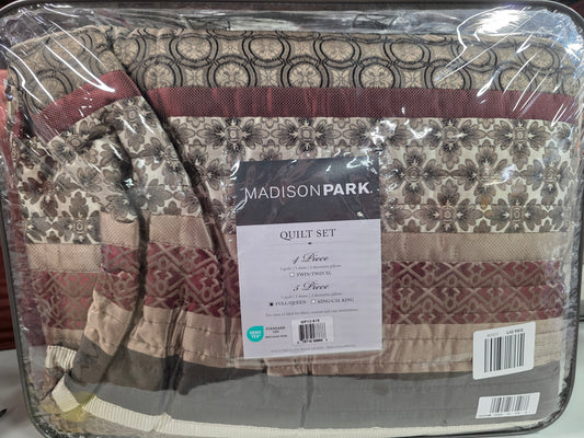 Madison Park Full/Queen 5 Piece Quilt Set