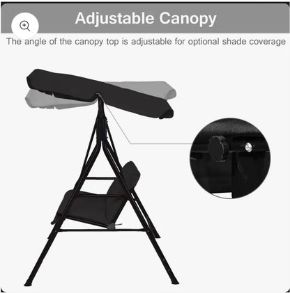 2 Person Porch Swing with Canopy PICKUP ONLY
