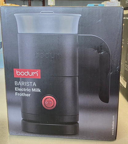 Bodum Milk Frother with handle Black: Electric Coffee & Milk Steamer