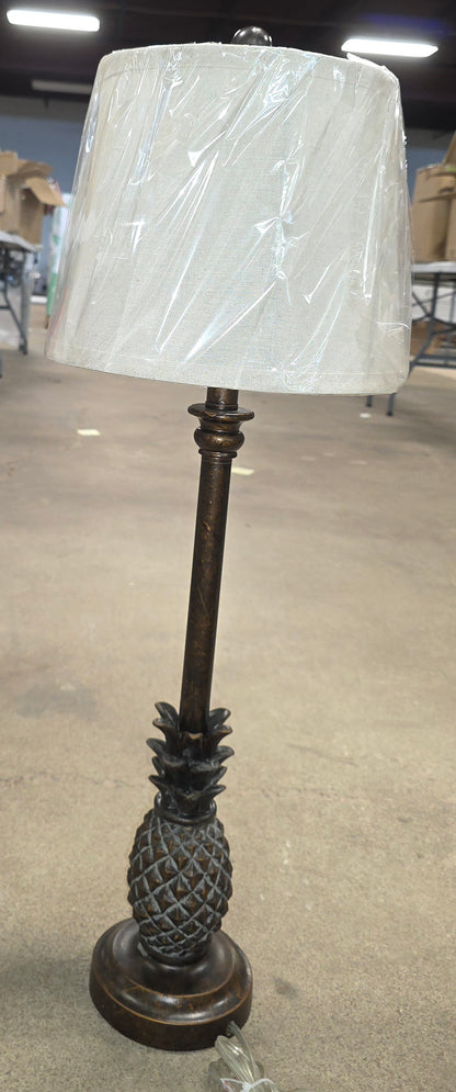 Pineapple Table Lamp Bronze PICKUP ONLY