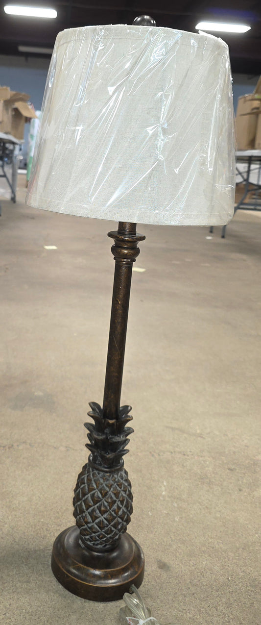 Pineapple Table Lamp Bronze PICKUP ONLY
