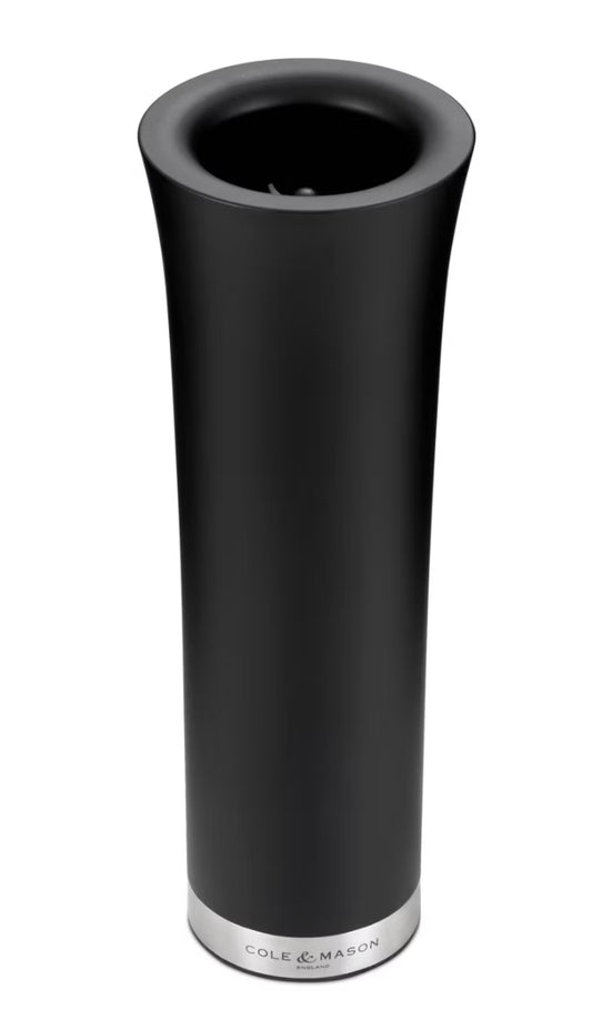 Cole & Mason Electric Gravity Salt and Pepper Grinder Black
