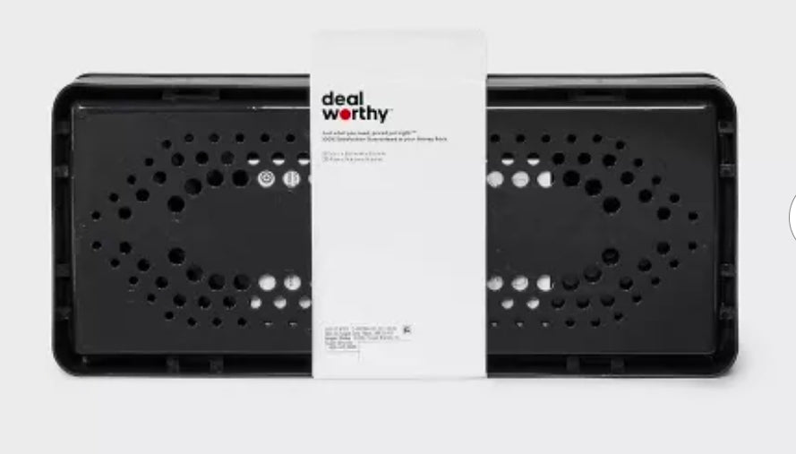 13.5" x 5.5" x 5.5" Cable Management Box - dealworthy™ Black