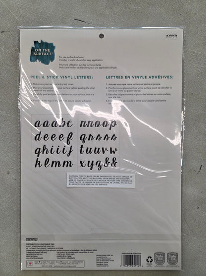 On the surface peel & stick vinyl letters - 3pk (40pcs per pack)