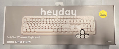 Full Size Pop Key Keyboard - heyday™ White