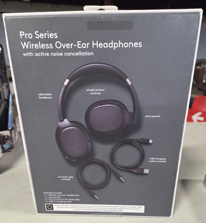 Heyday pro series wireless over-ear headphones with active noise cancelation - OPEN BOX