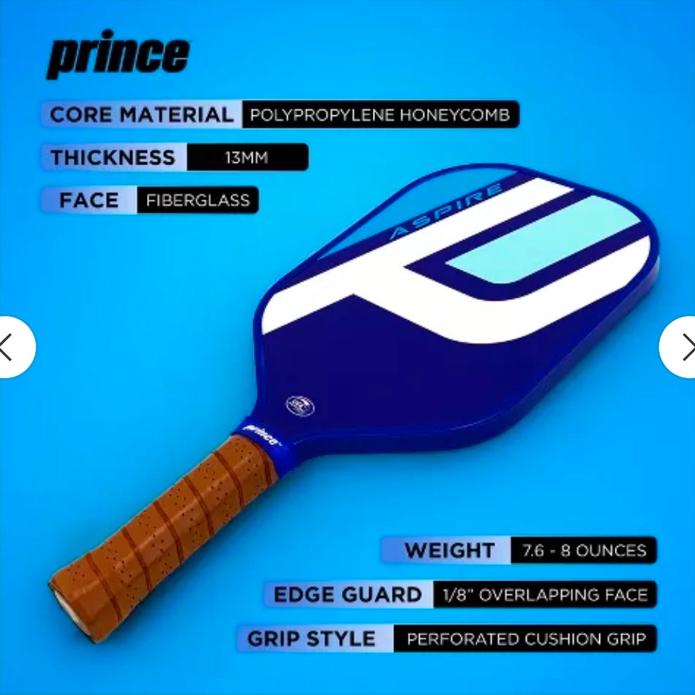 Prince Recreational Series Paddles - Retro Blue