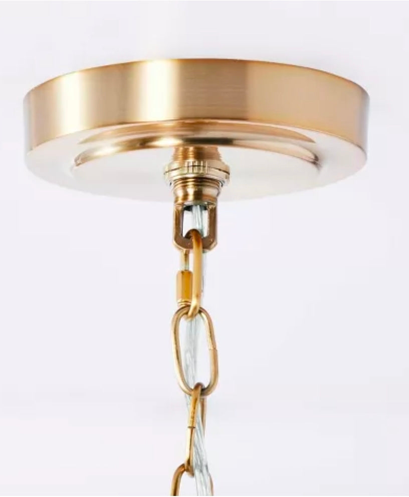 Large Seagrass Pendant Table Lamp Brown - Jute Drum Shade,  Adjustable Height -PICKUP ONLY
