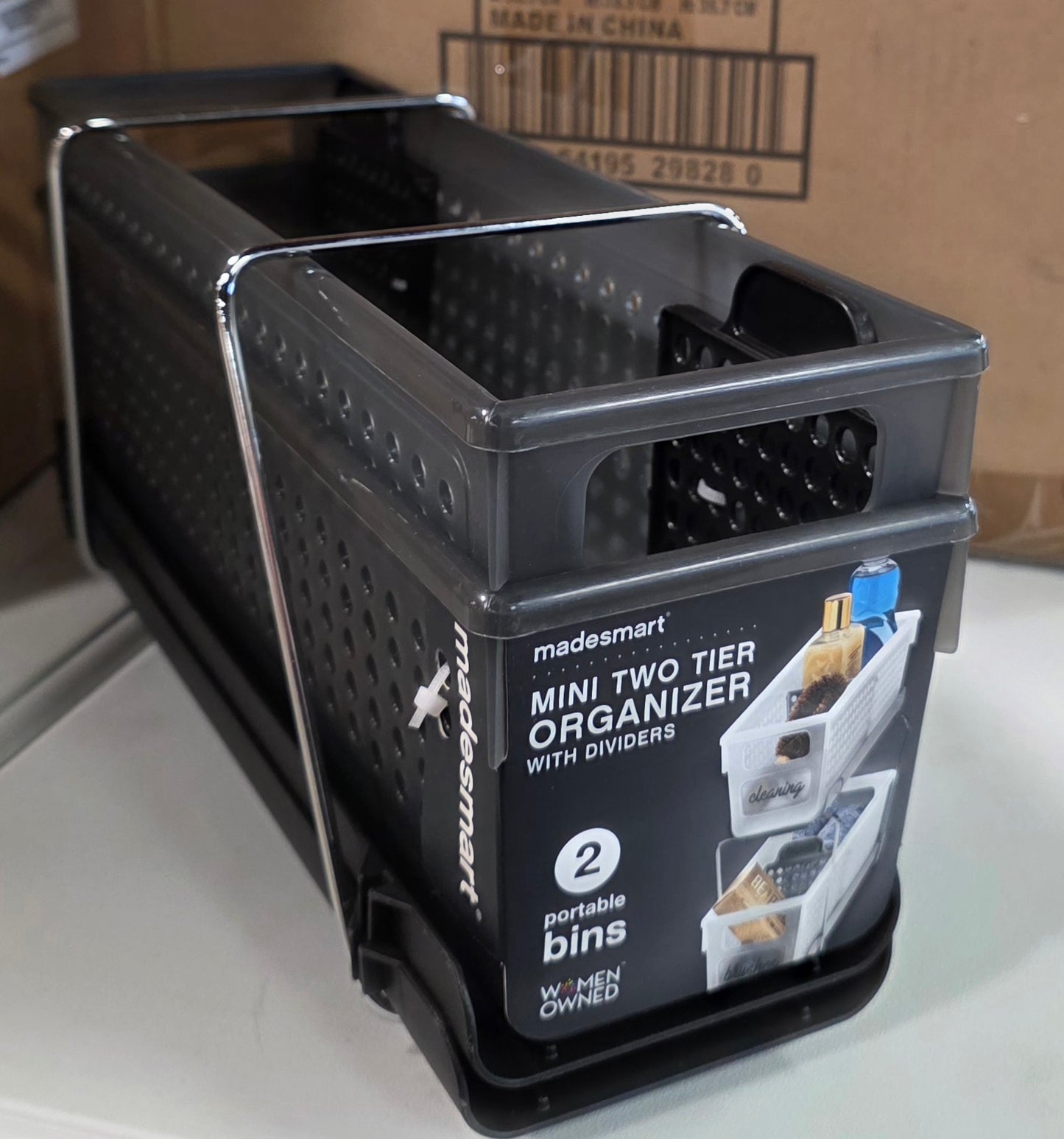 Madesmart Mini Two Tier Organizer with Dividers