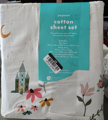 Full Sheet Set - Pegasus Cotton Kids' Sheet Set - Pillowfort