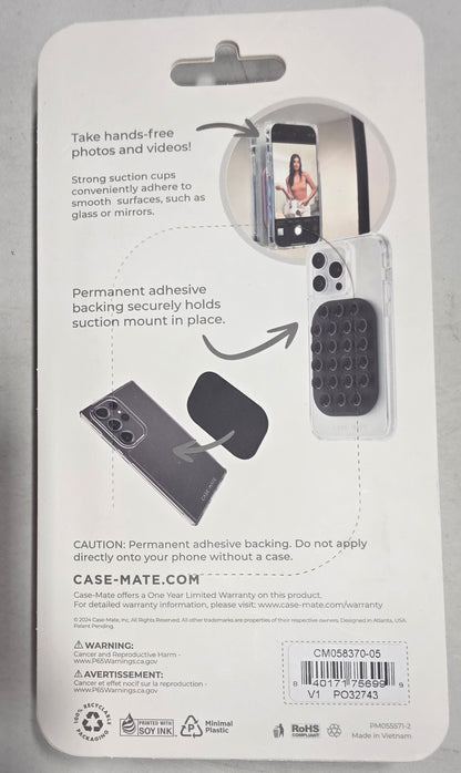 Case-Mate Adhesive Suction Mount - Cream