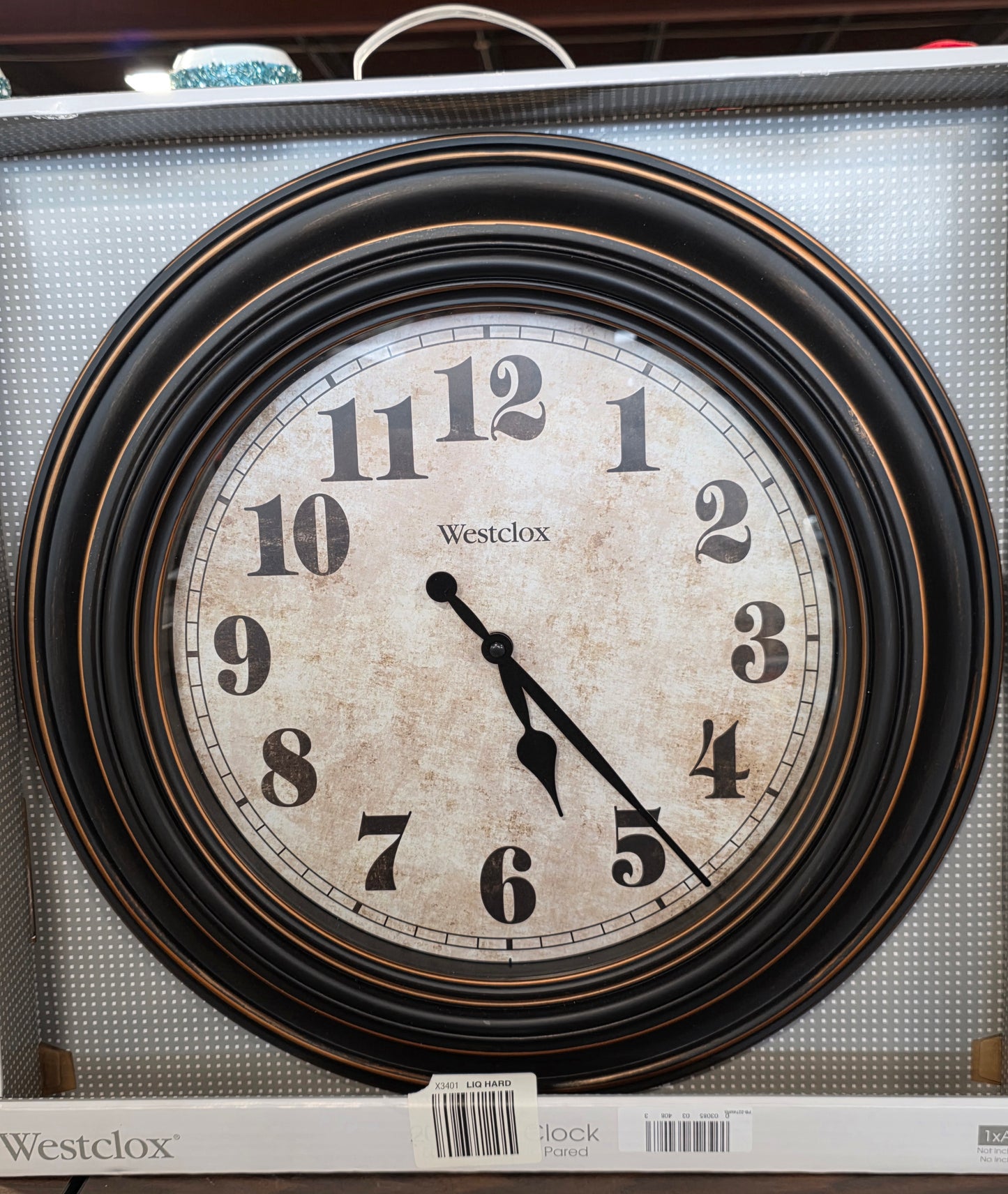 Westclox 20" Wall Clock
