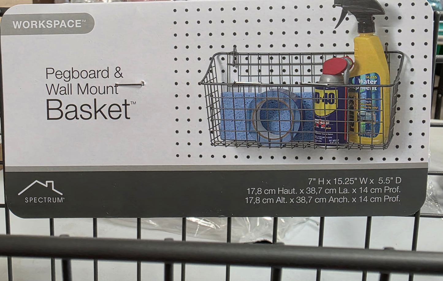 Pegboard & Wall Mount Basket