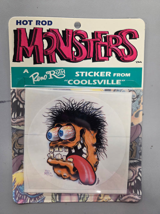 A reno Roth sticker from coolsville