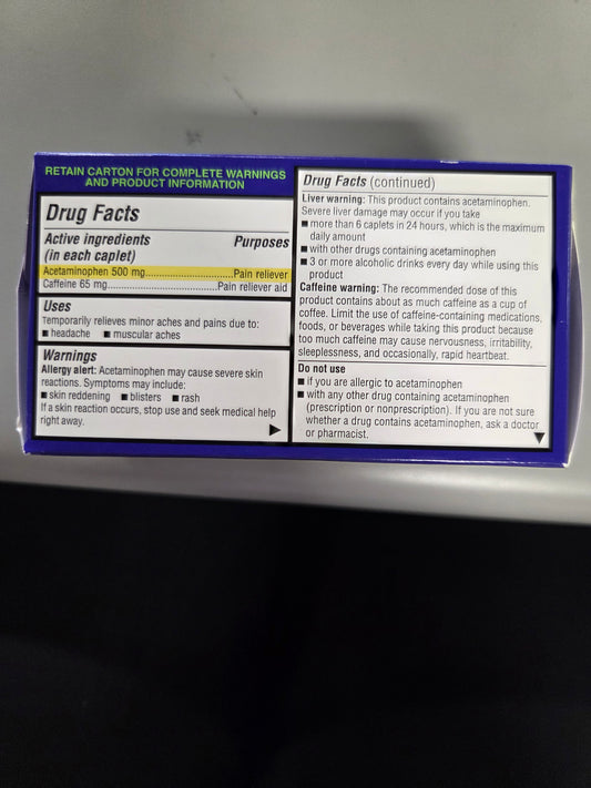 Tension headache relief 500mg