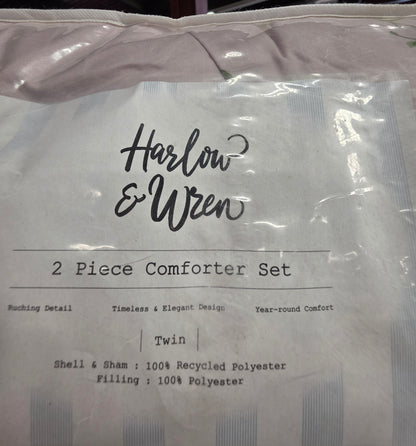 HARLOW & WREN Twin Comforter Set