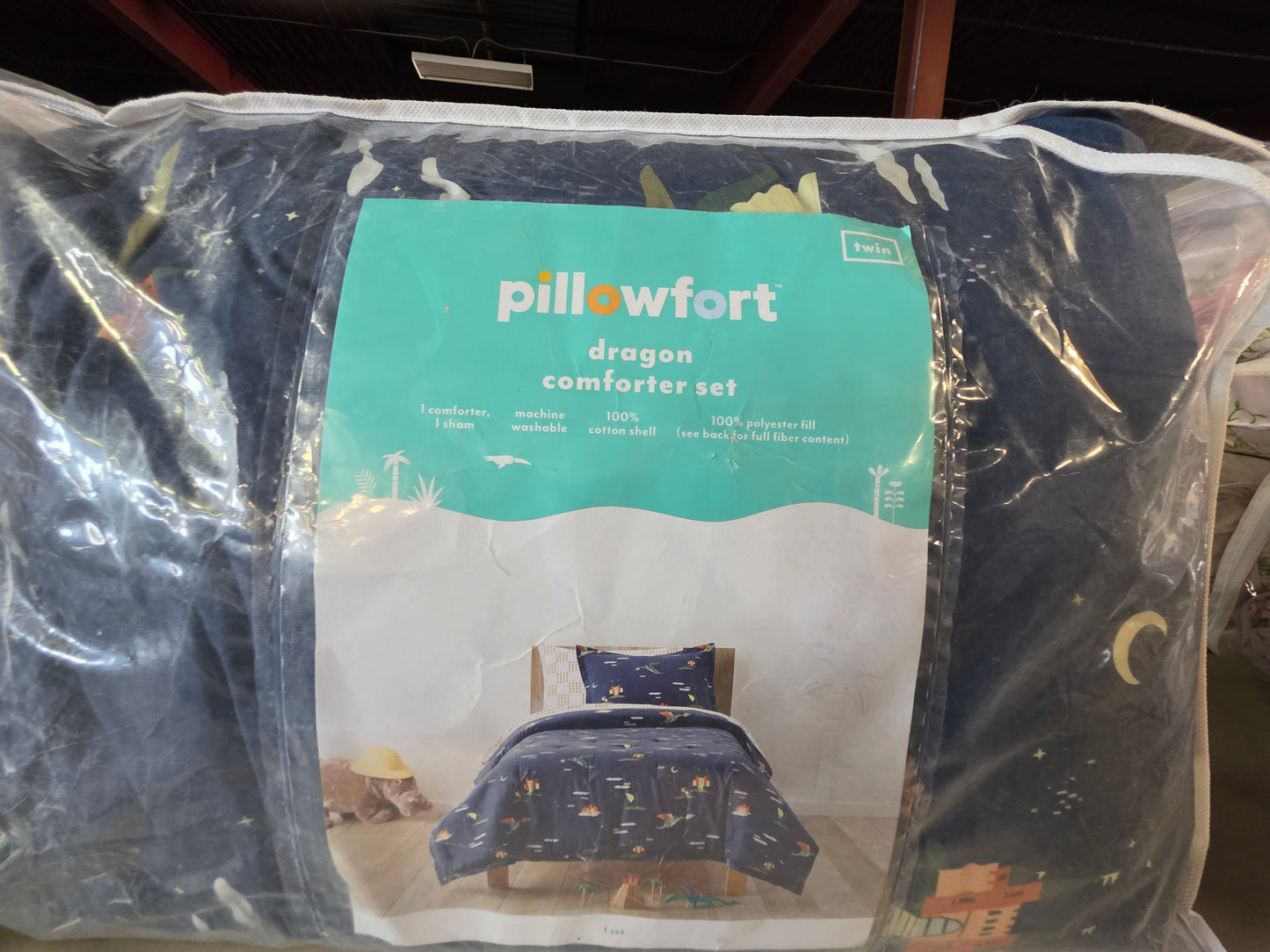 Twin Dragon Kids' Comforter Set