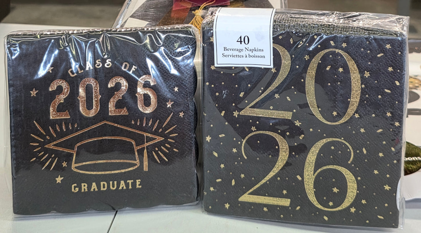 2 Packages Graduation Napkins