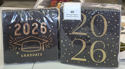 2 Packages Graduation Napkins