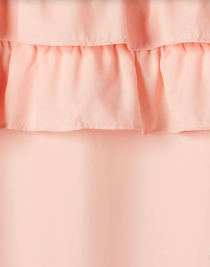 Blackout Curtain 42"W x 84"L Ruffle Blackout Window Curtain Panel Pink