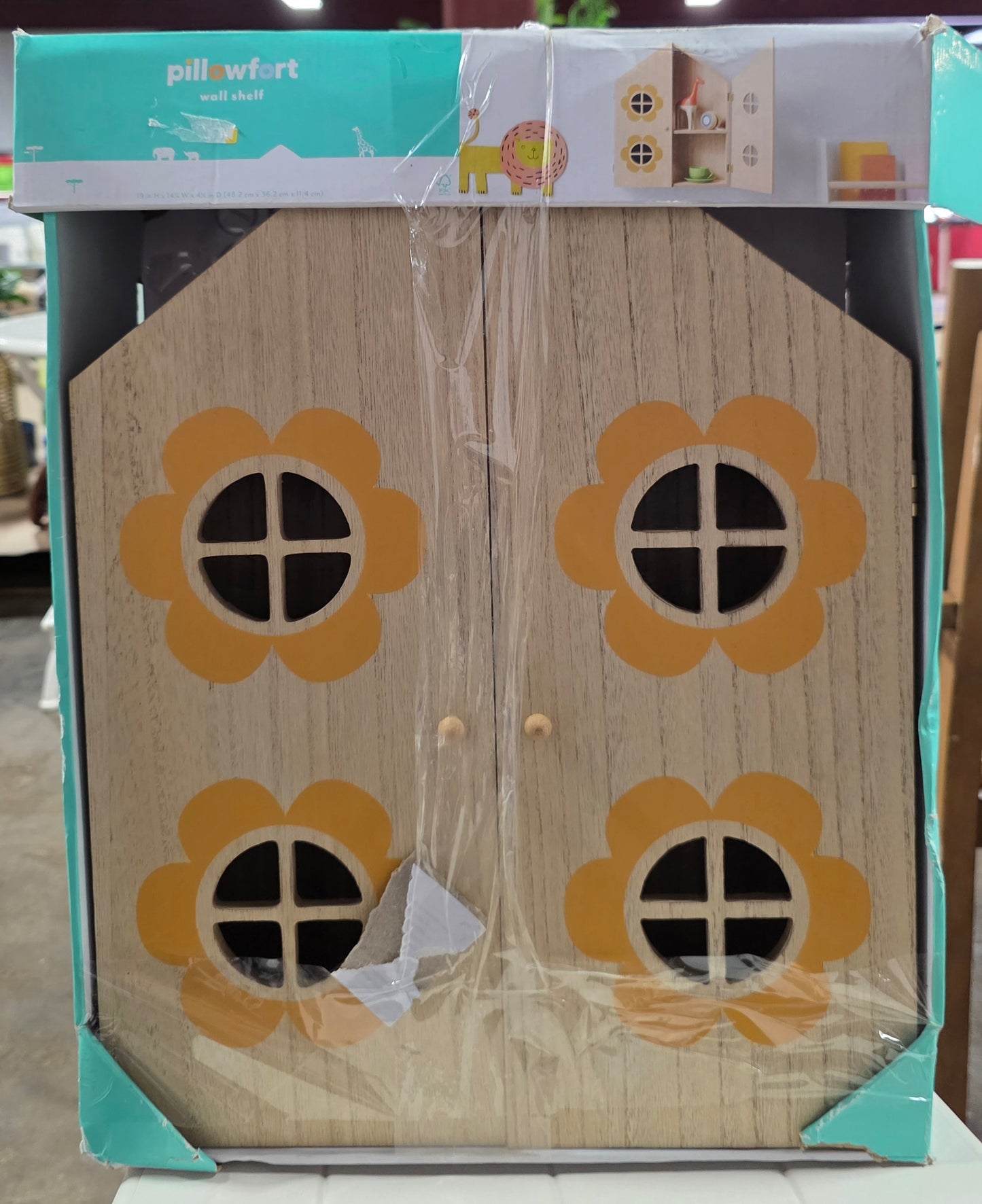 House with Doors Kids' Wall Shelf - Pillowfort™