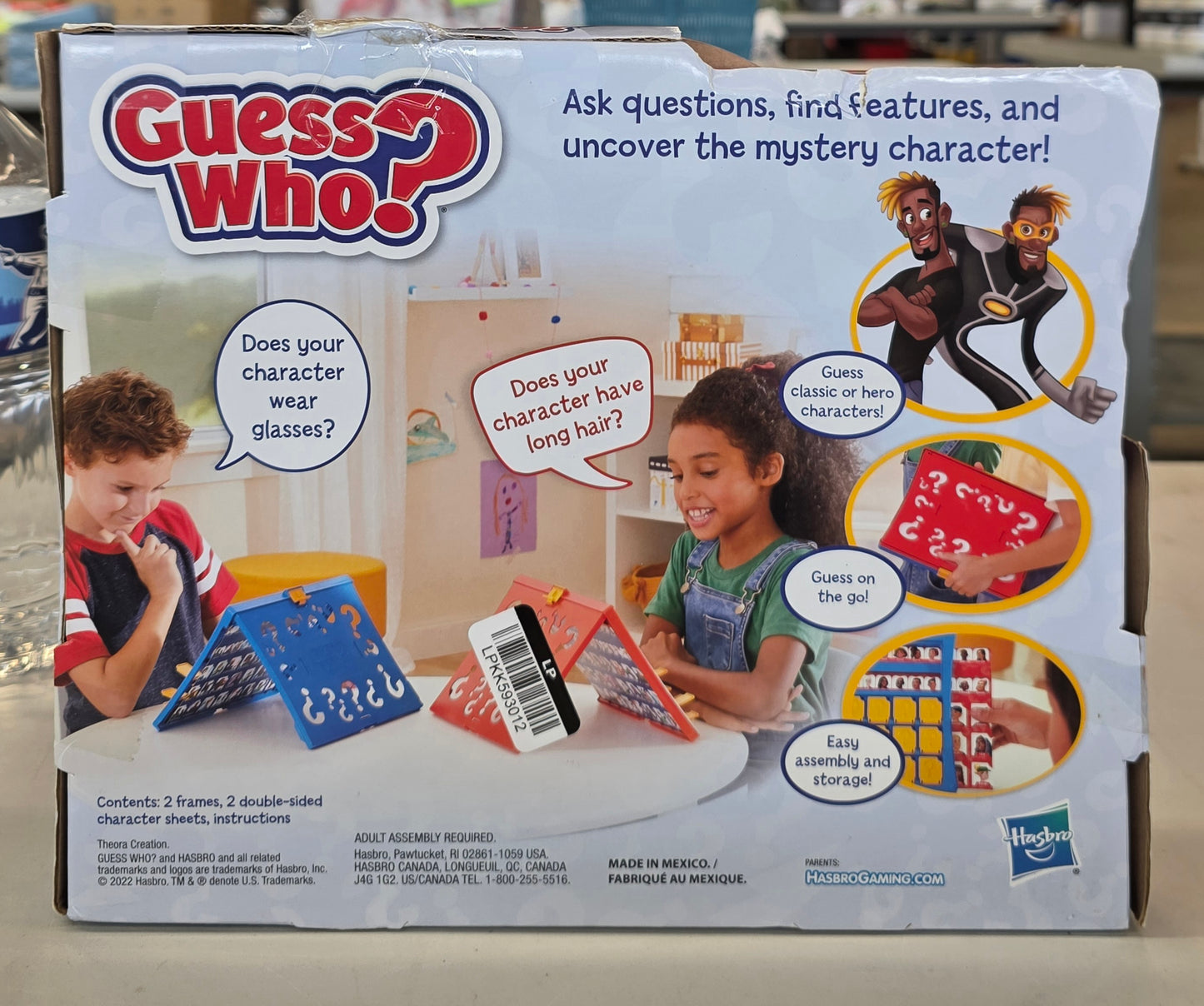 Guess Who Game - Open Box