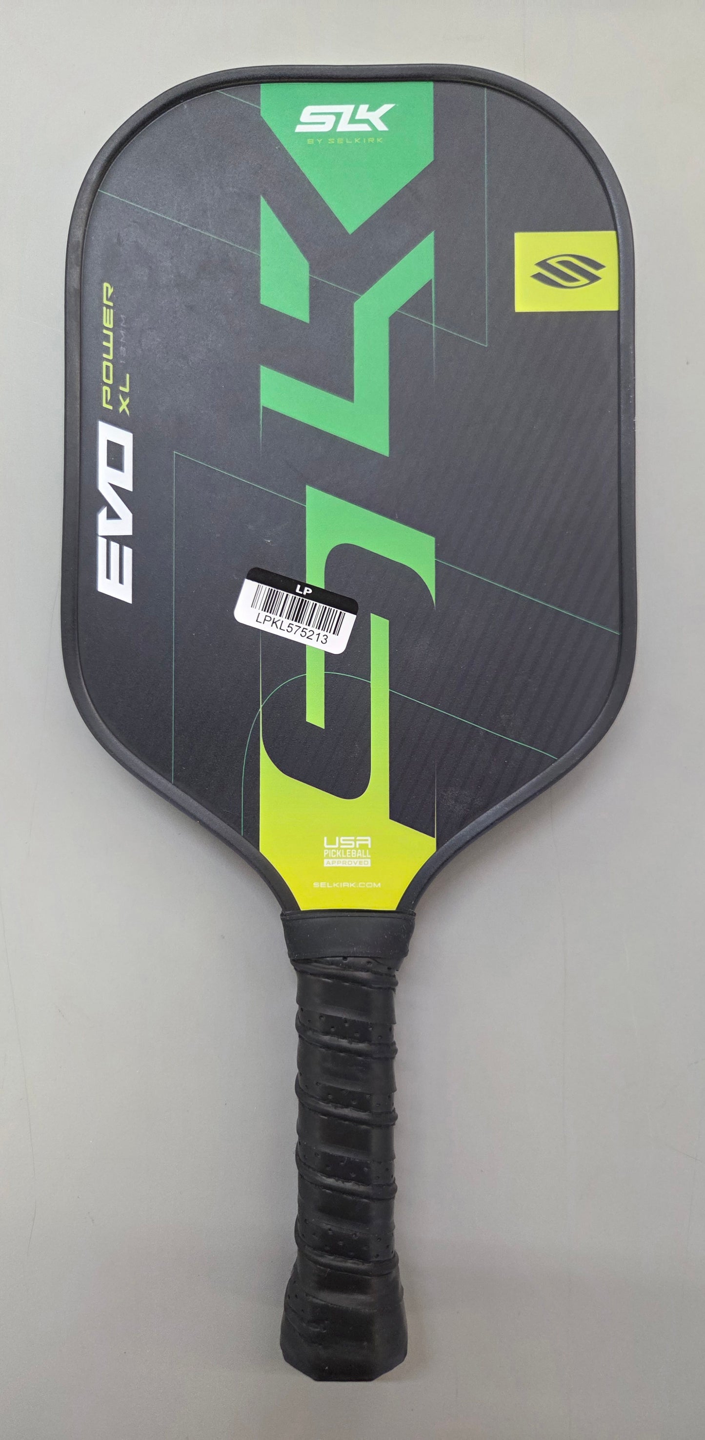 Selkirk sport 16.4" evo power tradional pickle ball paddle - citron XL - OUT OF PACKAGE