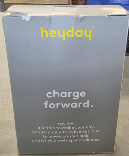 2-Port USB-A USB-C Wall Charger with 6' USB-C to USB-C Braided Cord - heyday™ Matte Black