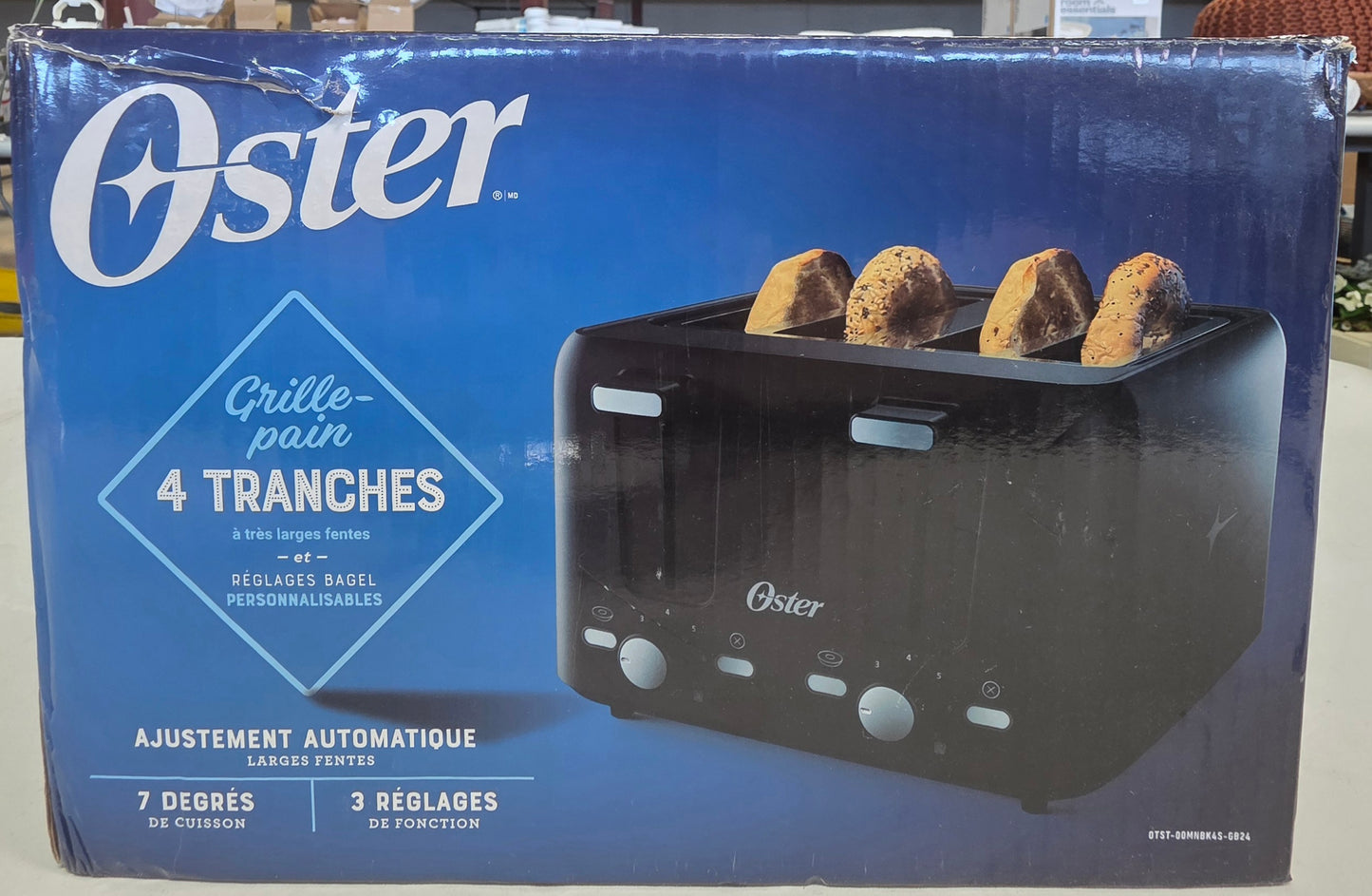 Oster 4 Slice Toaster with Custom Bagel Setting PICKUP ONLY