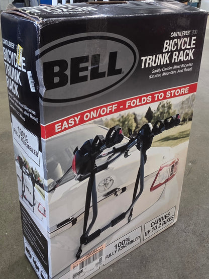 Bell Cantilever 200 2-Bike Trunk Rack - Black PICKUP ONLY