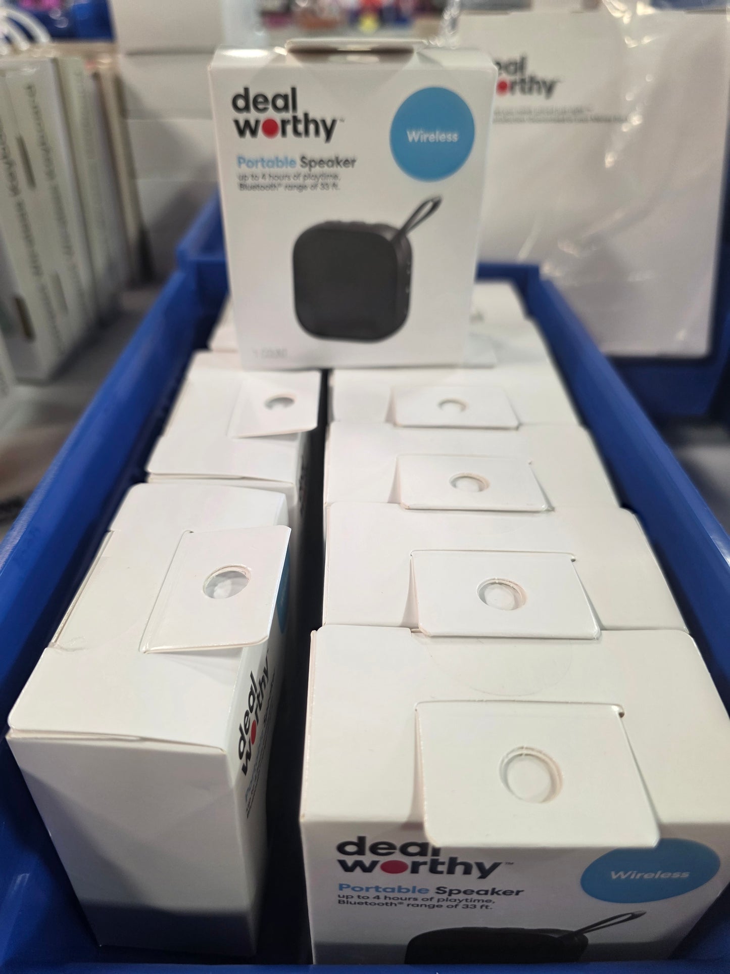 BULK 10 UNITS:  Rechargeable Battery Bluetooth Speaker - dealworthy™ Black: Portable, Wireless USB Connection