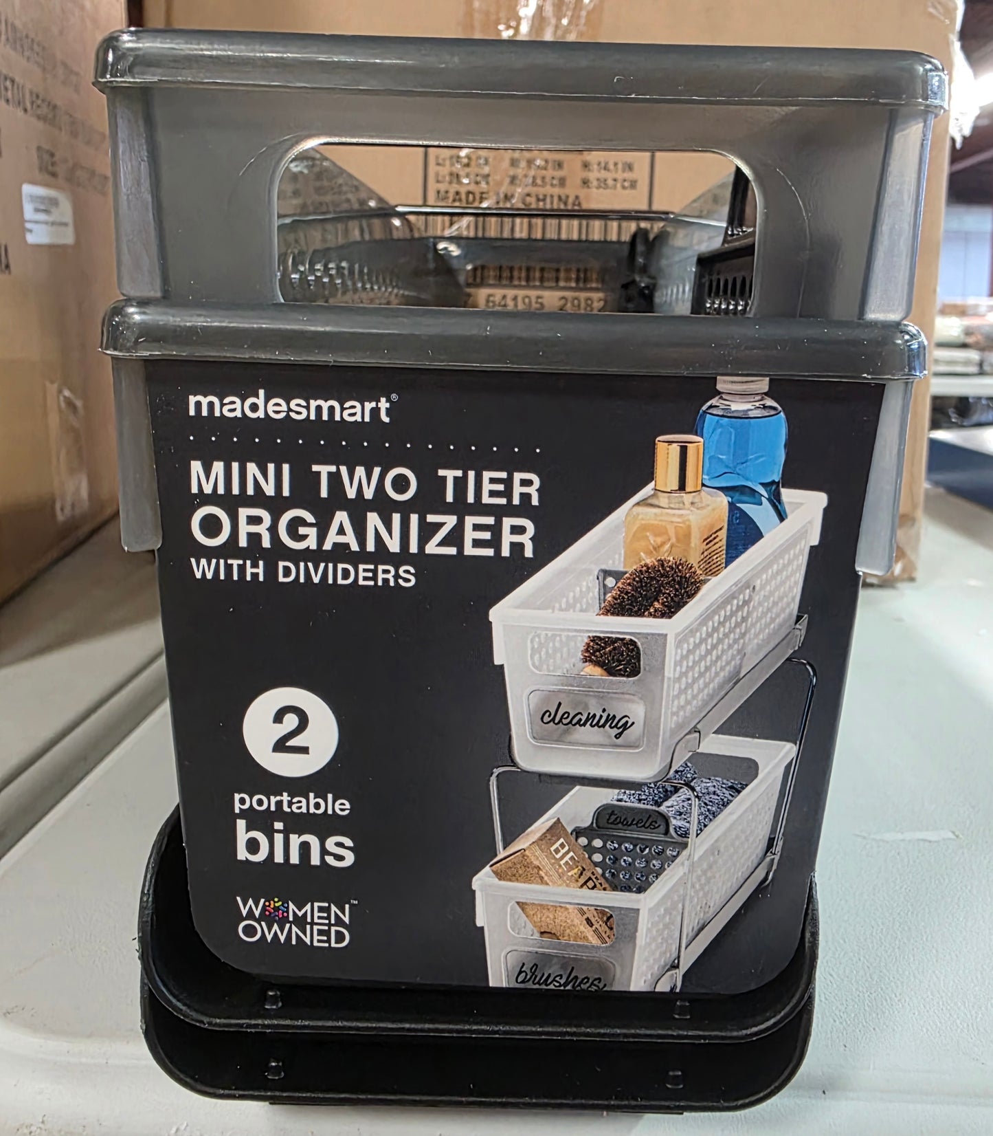 Madesmart Mini Two Tier Organizer with Dividers