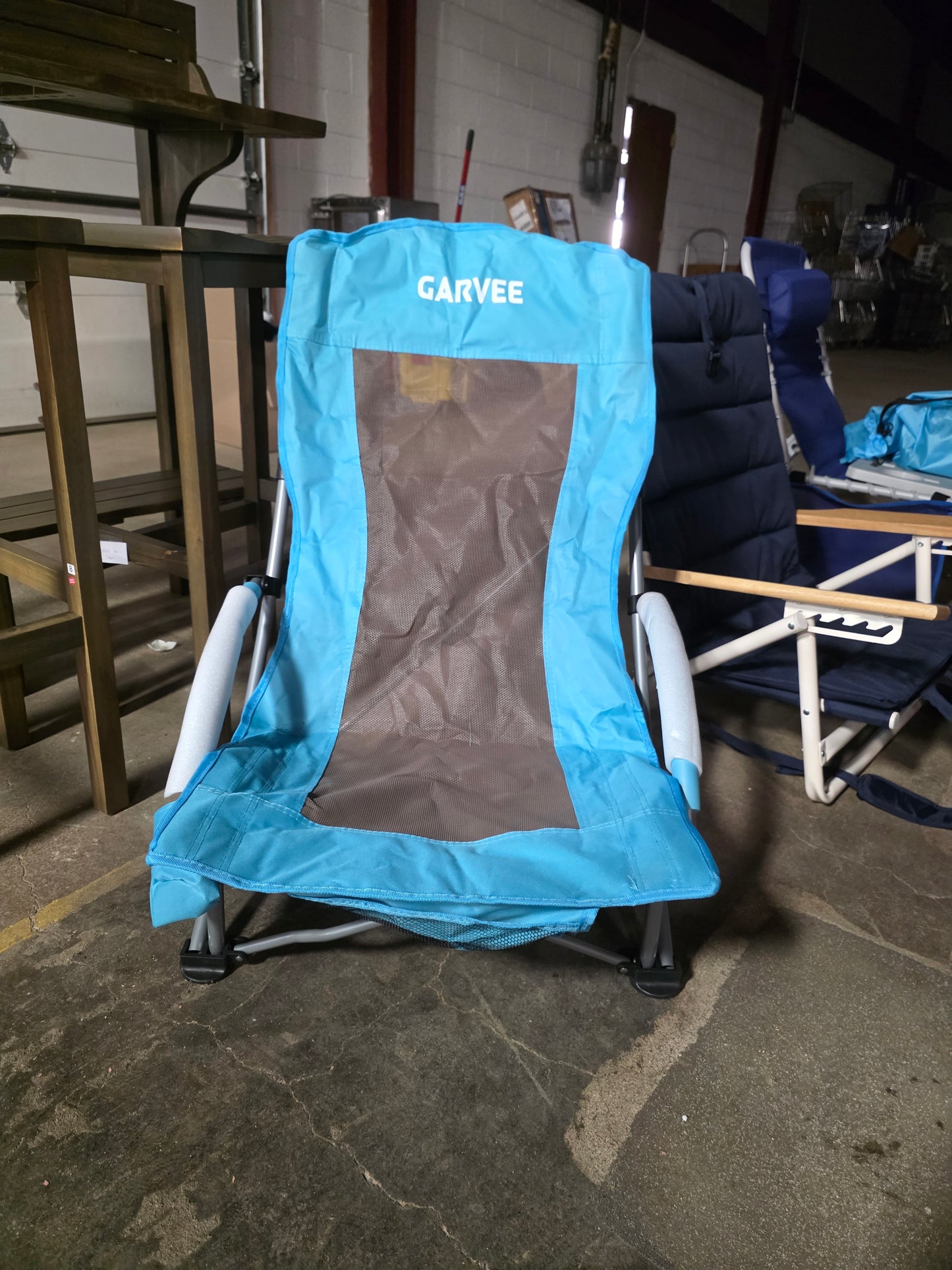 Garvee Low Back Folding Beach Chair PICKUP ONLY