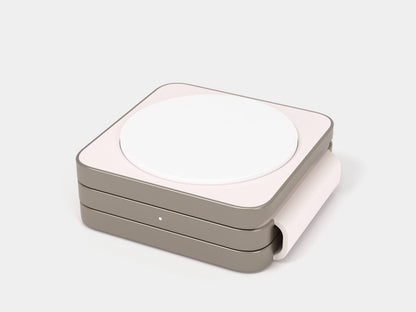 THRIFTY 70 - Qi2 wireless 3-in-1 folding charger pad - Stone White - AS IS - USED - FINAL SALE - NO RETURNS